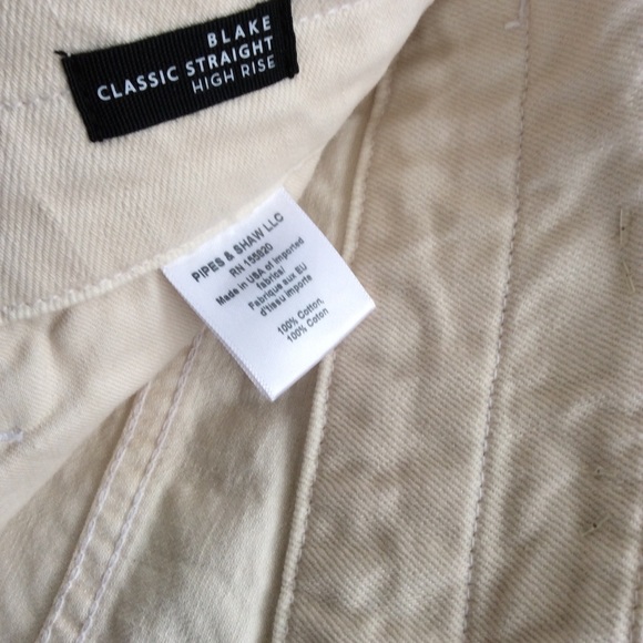 Veronica Beard Blake Straight HighRise Jeans 31/12 - Picture 4 of 8